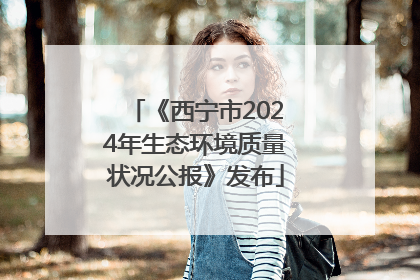 《西宁市2024年生态环境质量状况公报》发布