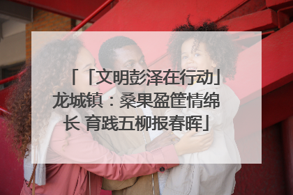 「文明彭泽在行动」龙城镇：桑果盈筐情绵长 育践五柳报春晖