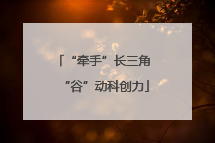 “牵手”长三角 “谷”动科创力