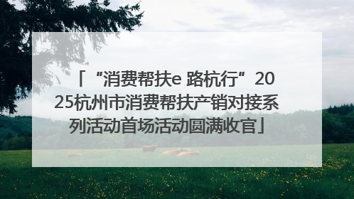 “消费帮扶e 路杭行”2025杭州市消费帮扶产销对接系列活动首场活动圆满收官