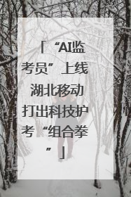 “AI监考员”上线 湖北移动打出科技护考“组合拳”