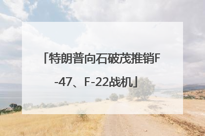 特朗普向石破茂推销F-47、F-22战机