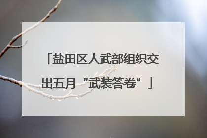 盐田区人武部组织交出五月“武装答卷”