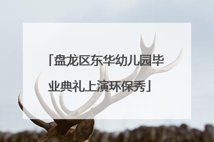 盘龙区东华幼儿园毕业典礼上演环保秀