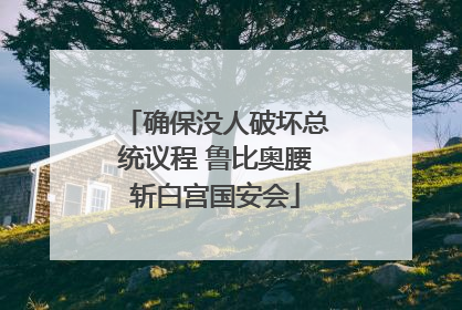 确保没人破坏总统议程 鲁比奥腰斩白宫国安会