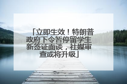 立即生效！特朗普政府下令暂停留学生新签证面谈，社媒审查或将升级