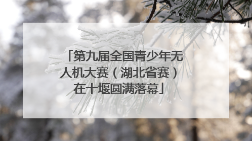 第九届全国青少年无人机大赛（湖北省赛）在十堰圆满落幕