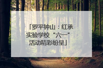 罗平钟山：红承实验学校“六一”活动精彩纷呈