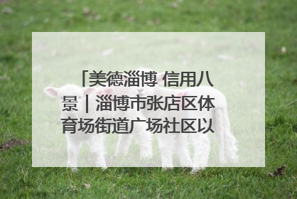 美德淄博 信用八景｜淄博市张店区体育场街道广场社区以诚信串起幸福脉络