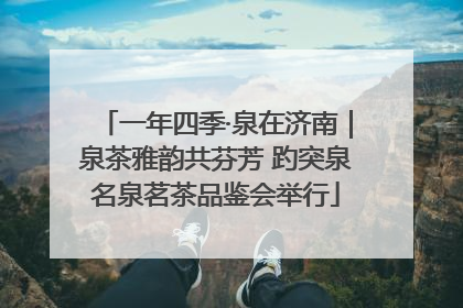 一年四季·泉在济南｜泉茶雅韵共芬芳 趵突泉名泉茗茶品鉴会举行