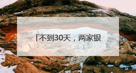 不到30天，两家银行的申请接连获批