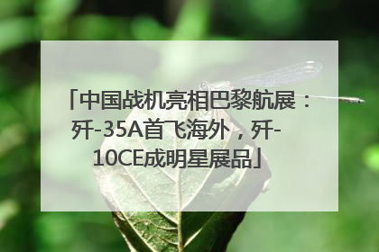 中国战机亮相巴黎航展：歼-35A首飞海外，歼-10CE成明星展品