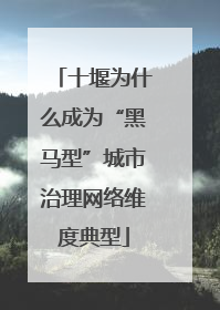 十堰为什么成为“黑马型”城市治理网络维度典型