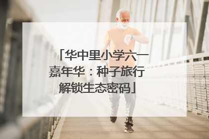 华中里小学六一嘉年华：种子旅行解锁生态密码