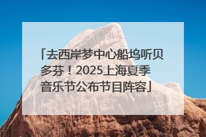 去西岸梦中心船坞听贝多芬！2025上海夏季音乐节公布节目阵容