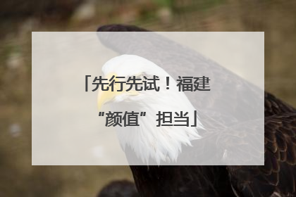 先行先试！福建“颜值”担当