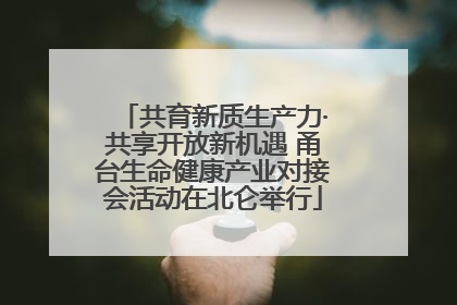 共育新质生产力·共享开放新机遇 甬台生命健康产业对接会活动在北仑举行