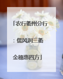 农行衢州分行：儒风润三衢 金穗惠四方
