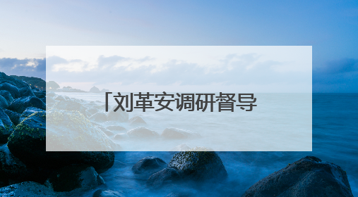 刘革安调研督导防汛抗灾工作