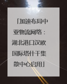 加速布局中亚物流网络：湖北港口汉欧国际塔什干集散中心启用