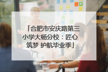 合肥市安庆路第三小学大杨分校：匠心筑梦 护航毕业季