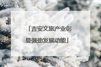 吉安文旅产业彰显强劲发展动能