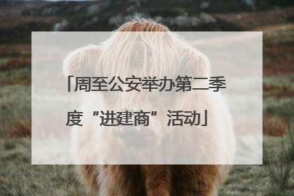 周至公安举办第二季度“进建商”活动