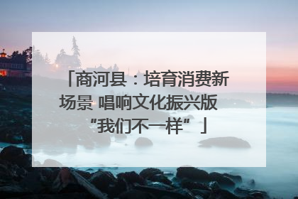 商河县：培育消费新场景 唱响文化振兴版“我们不一样”