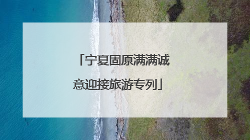 宁夏固原满满诚意迎接旅游专列
