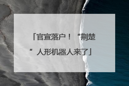 官宣落户！“荆楚”人形机器人来了