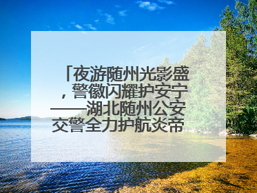 夜游随州光影盛，警徽闪耀护安宁——湖北随州公安交警全力护航炎帝故里寻根节夜游活动侧记