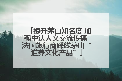 提升茅山知名度 加强中法人文交流传播 法国旅行商踩线茅山“道养文化产品”