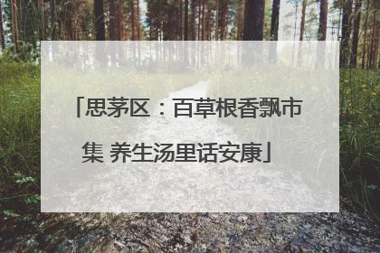 思茅区：百草根香飘市集 养生汤里话安康