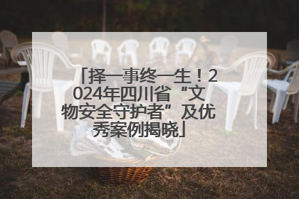 择一事终一生！2024年四川省“文物安全守护者”及优秀案例揭晓