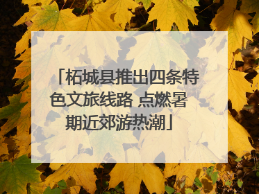 柘城县推出四条特色文旅线路 点燃暑期近郊游热潮