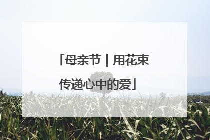 母亲节｜用花束传递心中的爱