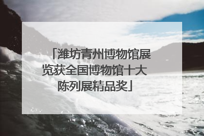 潍坊青州博物馆展览获全国博物馆十大陈列展精品奖