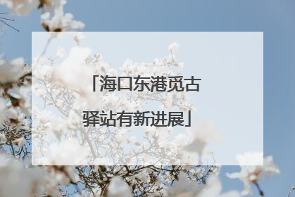 海口东港觅古驿站有新进展