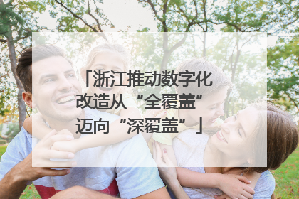 浙江推动数字化改造从“全覆盖”迈向“深覆盖”