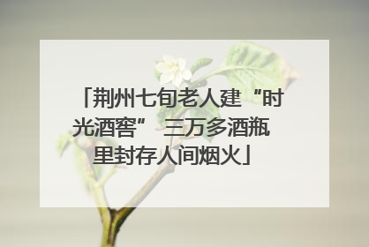 荆州七旬老人建“时光酒窖” 三万多酒瓶里封存人间烟火