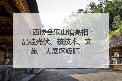 西博会乐山馆亮相：晶硅光伏、核技术、文旅三大展区吸睛