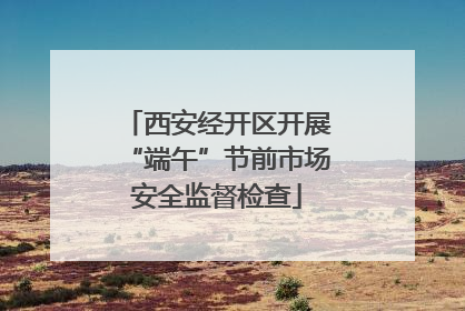 西安经开区开展“端午”节前市场安全监督检查