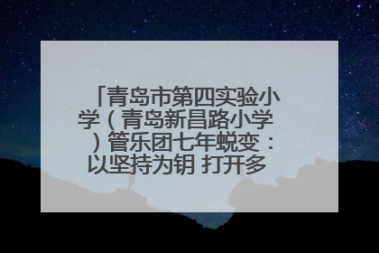 青岛市第四实验小学（青岛新昌路小学）管乐团七年蜕变：以坚持为钥 打开多元成长之门