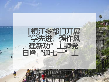镇江多部门开展“学先进、强作风、建新功”主题党日暨“迎七一”主题活动