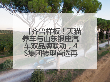齐鲁样板！天猫养车与山东银座汽车双品牌联动，4S集团转型首选再创新范式