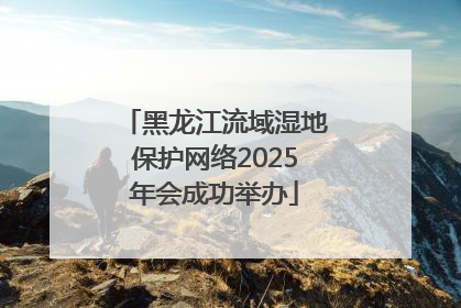 黑龙江流域湿地保护网络2025年会成功举办