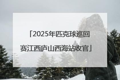 2025年匹克球巡回赛江西庐山西海站收官