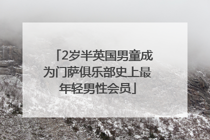 2岁半英国男童成为门萨俱乐部史上最年轻男性会员