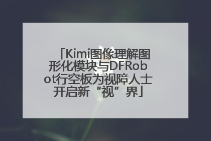 Kimi图像理解图形化模块与DFRobot行空板为视障人士开启新“视”界